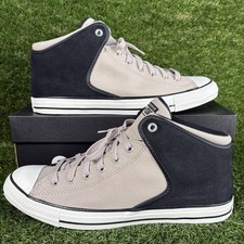 Converse CTAS High Street Mid Top Men  s 10.5 Sneakers Papyrus/Black A14294C NEW