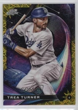 2022 Topps Cosmic Chrome Star Gaze Gold Interstellar Refractor /50 Trea Turner
