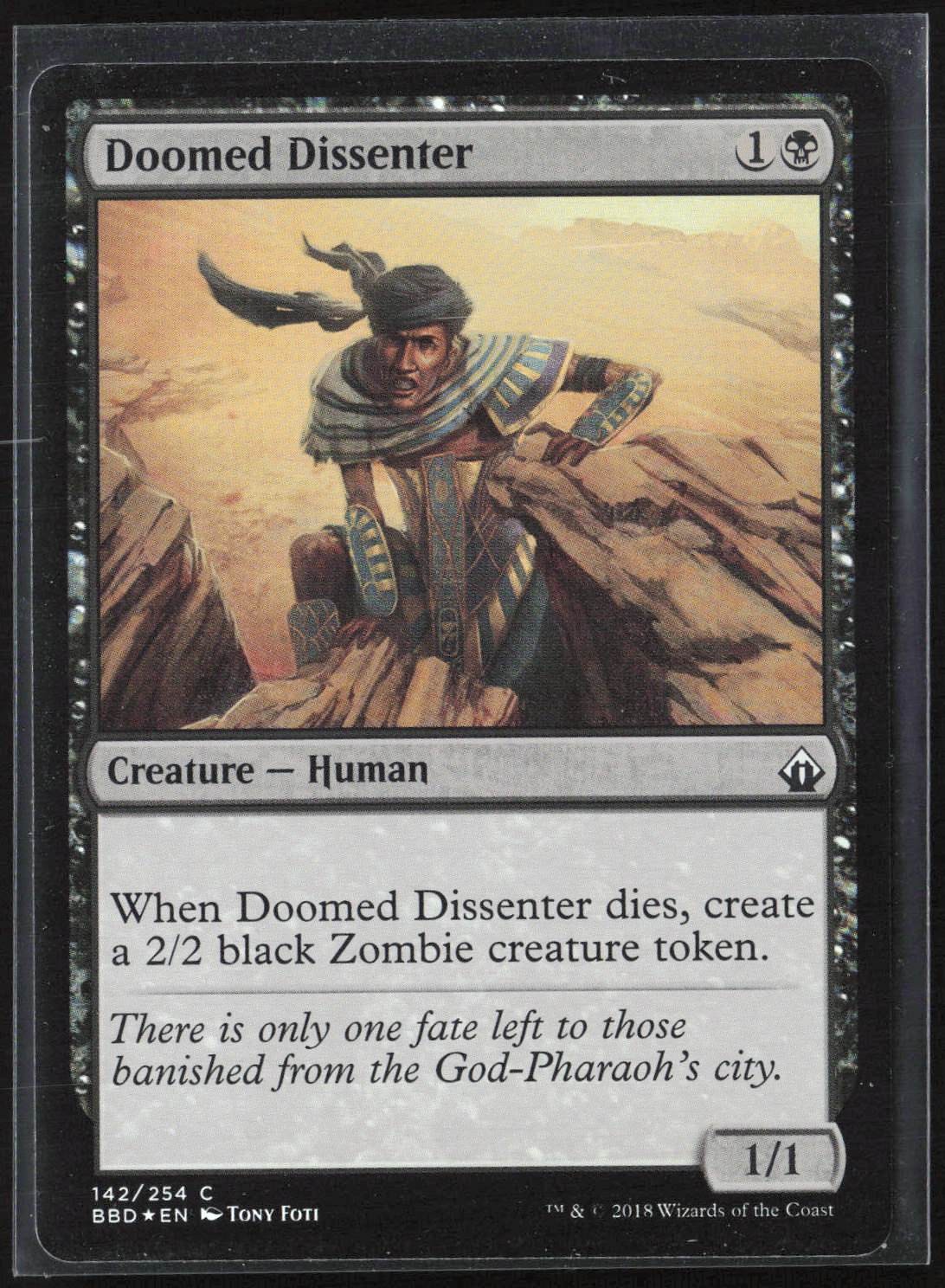 Magic: The Gathering Battlebond Doomed Dissenter 142/254