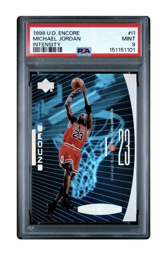 Michael Jordan #I1 1998 Upper Deck Encore Intensity card