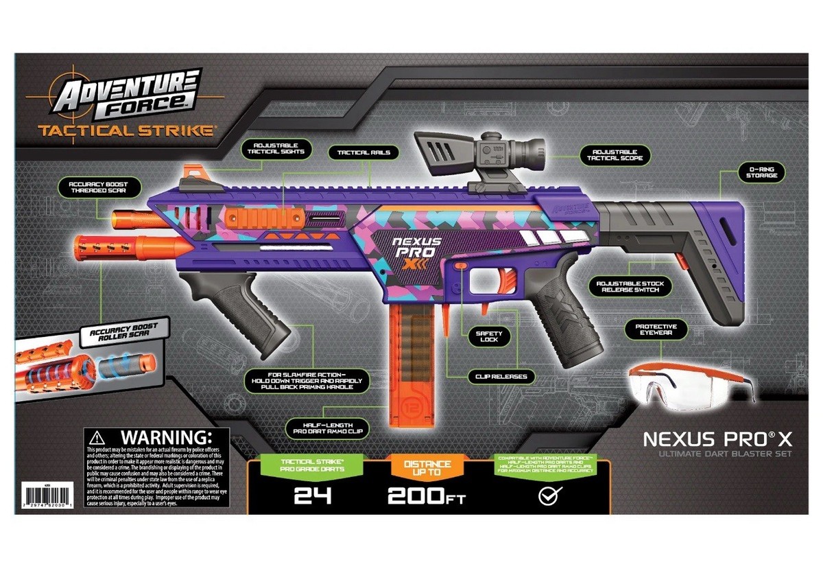 Adventure Force Tactical Strike Nexus Pro Ultimate Dart Blaster