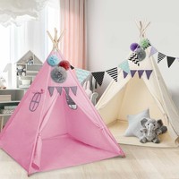 Tipi Kinderzelt Spielzelt Indianerzelt Indoor Baby Jungen MäDchen Baumwolle Xxl