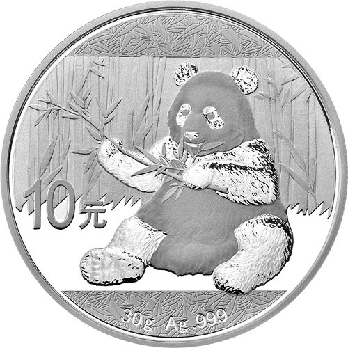 2017 30 Gram Chinese Silver Panda Coin (BU) - Picture 1 of 2