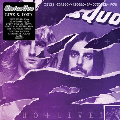Status Quo Live in Glasgow, 29th October 1976, Night 3 (Vinyl)