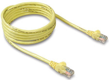 Cat 5e 7 ft. Yellow Patch Cord Network Cable Wire RJ45 Extension