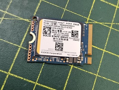 Toshiba Kioxia 256GB NVMe M.2 2230 SSD Solid State Drive KBG50ZNS256G TRDFV