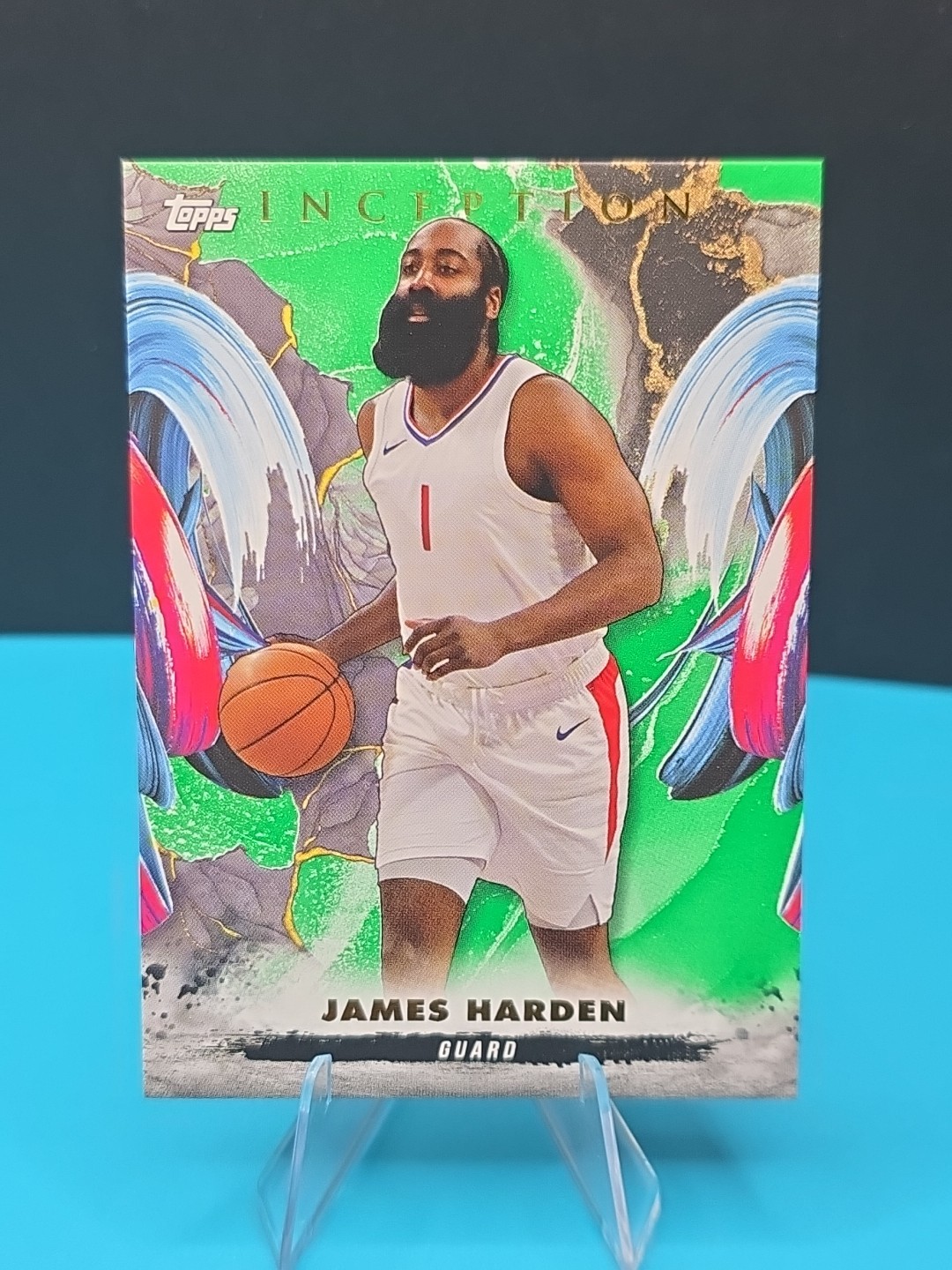 2024-25 Topps Inception James Harden Green Parallel Clippers