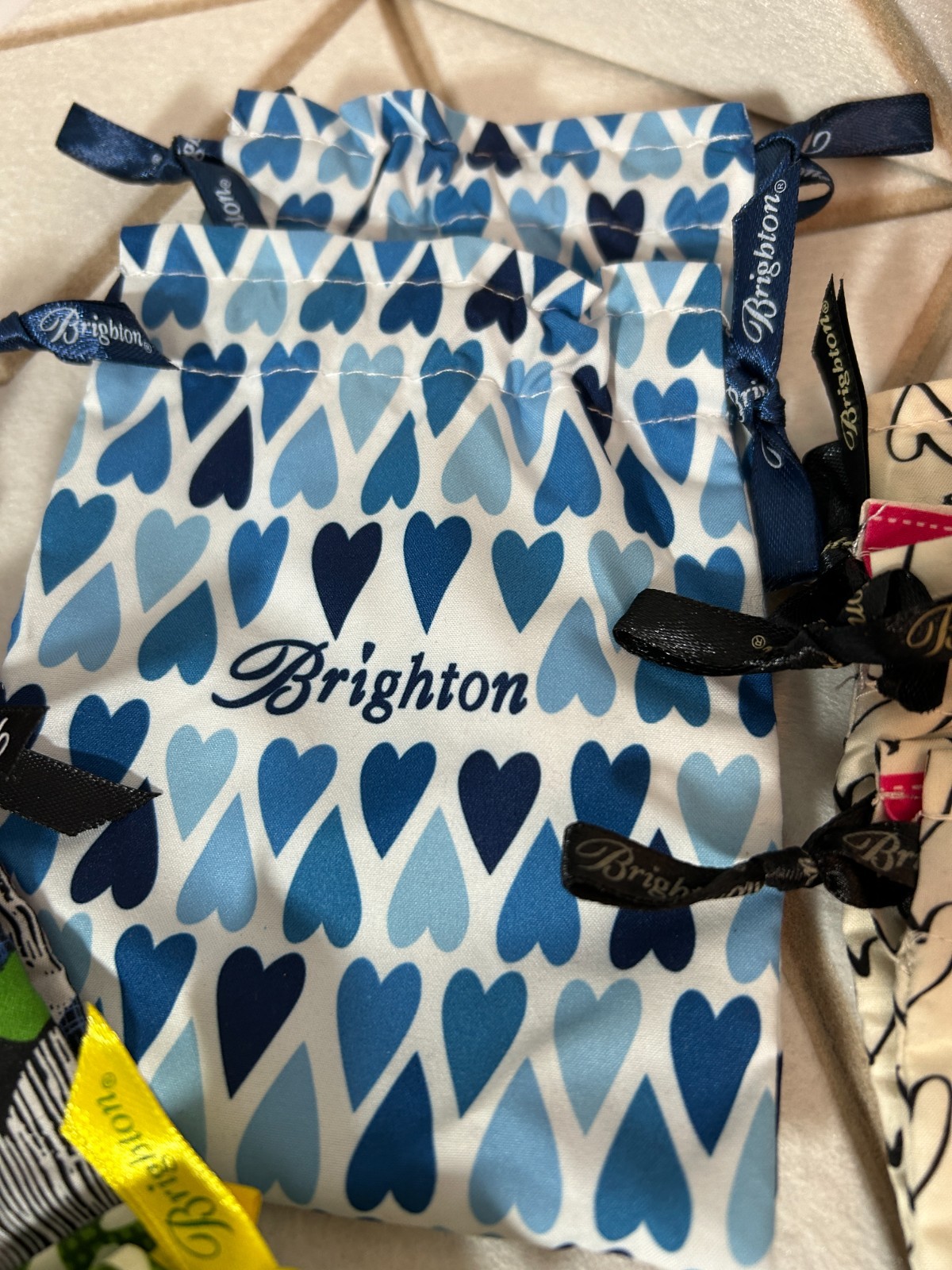 Lot 16 Brighton Kate Spade American Pearl Jewelry Dust Bags Pouches Mix thumbnail 3