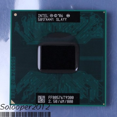 Good woking Core 2 Duo T9300 CPU 2.5GHz Dual Core Socket P Processor *tm