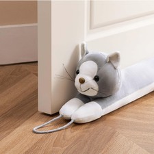 Door Draft Stopper for Bottom of Door and Window, Weighted Cute Animal Seal S...