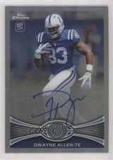 2012 Topps Chrome Refractor Rookie Auto 42/178 Dwayne Allen #17 Auto n0c