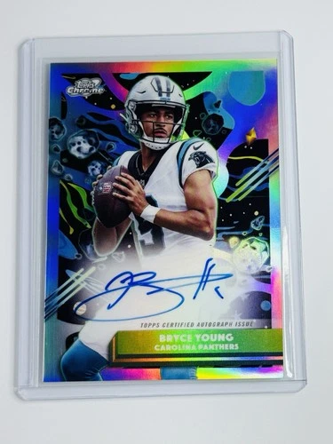 2025 Topps Chrome Bryce Young Chrome Autographs (RAW)