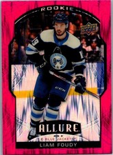 2020-21 Upper Deck Allure - Rookie Liam Foudy #81 Magenta (RC)