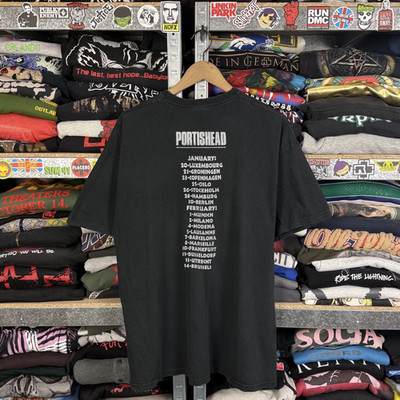90s Portishead Aged T-Shirt Black XL