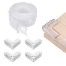 6.5 ft x 1.77 Inch Edge Corner Protector with 4 Corners, Transparent
