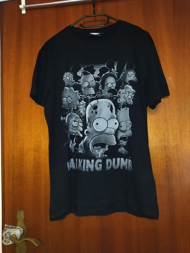 Schwarzes Shirt The Simpsons In Größe L