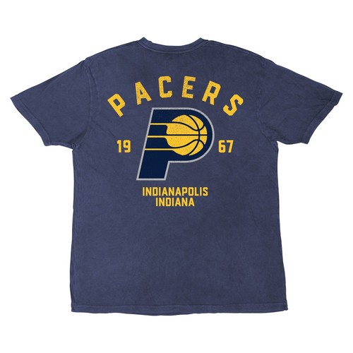Unisex Stadium Essentials  Denim Indiana Pacers Oversized Vintage Wash T-Shirt - Bild 3 von 5