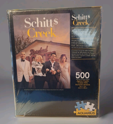 NEW Aquarius Schitts Creek Cast 500 Piece Puzzle Eww David Sealed Package - Picture 4 of 5