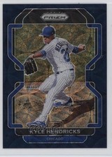 2022 Panini Prizm Tier II Navy Blue Kaleidoscope Prizm 4/35 Kyle Hendricks #177