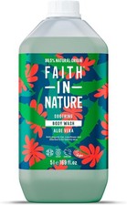 Faith In Nature Natural Aloe Vera Body Wash, Soothing Shower Gel, Vegan -5litre 7.01 per litre