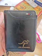 Mens RFID Blocking Leather Wallet Credit Card ID Holder Zipper Purse Waterproof