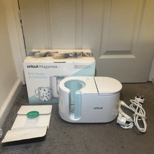 Cricut Mug Press White DIY Custom Mug Heat Press Sublimation Printer - Used VGC