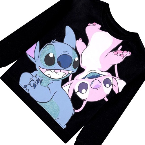 Disney Lilo & Stitch Girls Sweatshirt -Jumbo Graphic Print, Chenille patch... - Picture 19 of 25