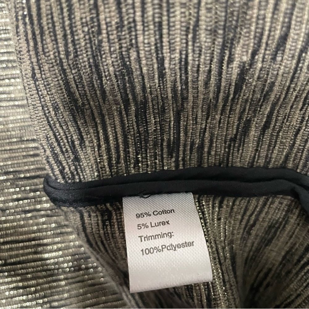 MING WANG Metallic Thread Blazer Jacket Women's S… - image 6