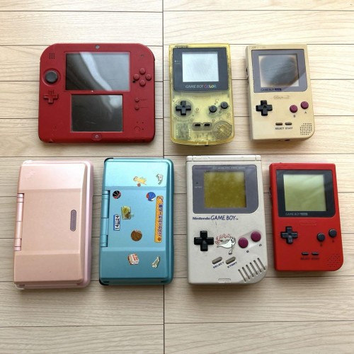 Nintendo Gameboy DS 2DS 7-teiliges Set Spielkonsole Trödel - Bild 5 von 12