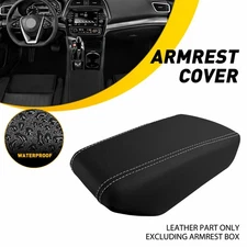 Center Console Armrest Cover Pad Protector For Nissan Maxima 2016-2023 Leather