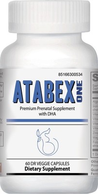 ATABEX ONE | PRENATAL MULTIVITAMIN | IRON | DHA | 60 DR VEGGIE CAPSULES
