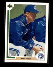 1991 Upper Deck #785b - Mike Timlin - Toronto Blue Jays Baseball Rookie Card RC. rookie card picture