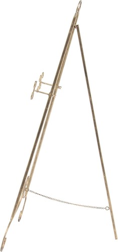 Cavalletto espositore regolabile grande free standing pergamena in metallo 79 con catena - Foto 5 di 8