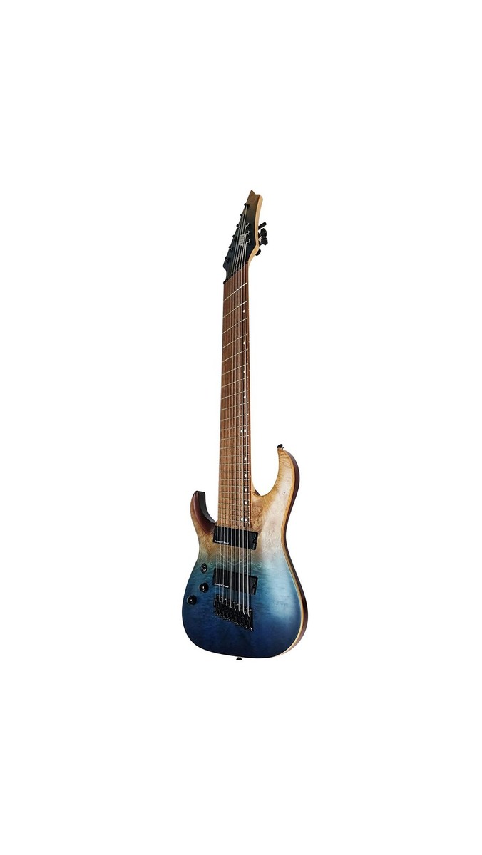 IYV 9 String Solid-Body Electric Guitar, Left, Blue Gradient