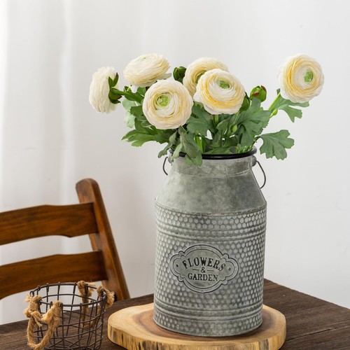 Artificial Ranunculus Flowers with Real Touch Stem, Silk Ranunculus Flowers (6 P - Picture 3 of 6