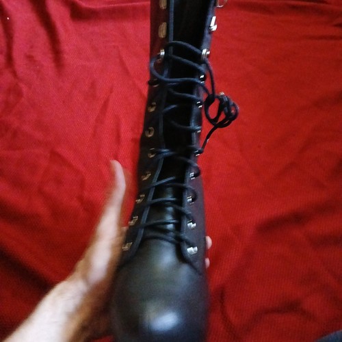 Current Mood Womens 10M Black Leather Platform Boots Rave Dance Goth CM16NOL - Picture 13 of 19