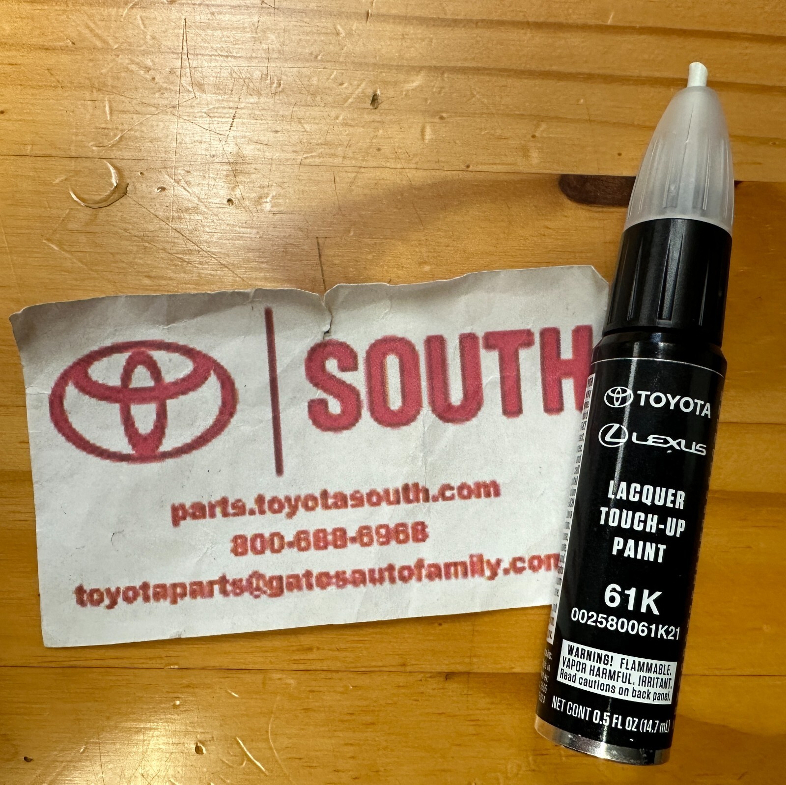 Genuine Toyota Lexus Touch Up Paint ASPHALT 002580061K21 61K eBay