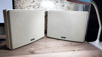 PREOWNED INFINITY QUADRAPOLE QPS-1W 10-80W 8 OHM L & R SURROUND SPEAKER set