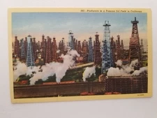 Postcard Producers In A Famous Oil Field In California. 