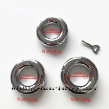 Heavy Ball Stretcher Weight Screw Stainless Steel Peni Pendant for Men