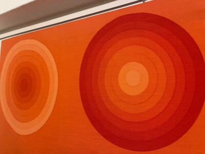 Vintage Verner Panton Fabric Panel 29 x 40 inch Circle | eBay