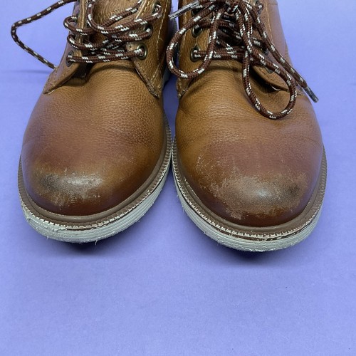 Florsheim Kid's Supacush Oxford Plain Toe Cognac Casual Shoes 16630-221 size 11M - Picture 3 of 12
