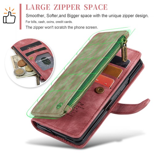 Für Samsung Z Fold 6 5 Magnet Leder Wallet Case Ständer Hülle mit Stifthalter - Bild 22 von 37