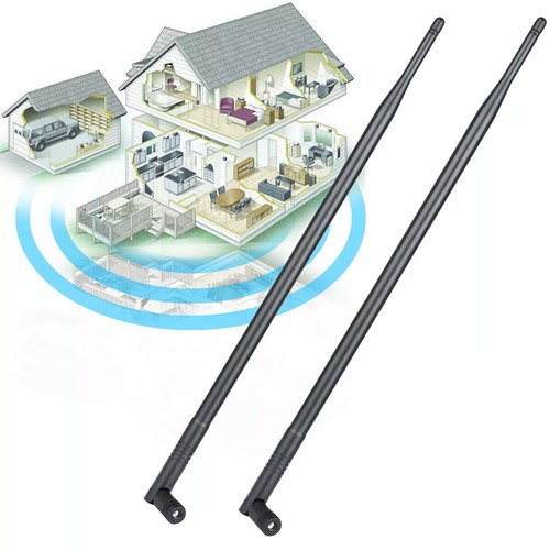 4x 9dBi 2,4GHz 5GHz Dual Band RP-SMA Anteny WiFi Linksys EA6900 ASUS RT-AC68U - Zdjęcie 3 z 7