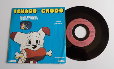 45 TOURS TCHAOU ET GRODO ORIGINALBAND DER FEUILLETON TV SINGT VON MARIE