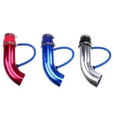 TOP Universal 76mm 3"Car Cold Air Intake Induction Pipe Hose Kit Tube System Red