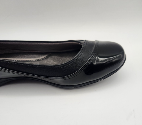 Life stride Soft System Deliberate Patent Leather Black Ballet Shoes Size 8 Wide - Picture 20 of 23