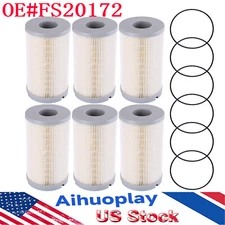 6Pcs Fuel Filter Kit for Paccar Peterbilt Kenworth Tractors Cummins FS20172