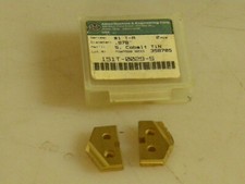 Lote de 2 ALLIED MACHINE 151T-0029-S #1 T-A Pala Taladro Inserto 0.878" Super Cobal