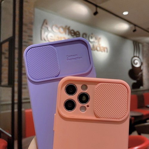 For iPhone 15 16 14 13 12 Pro Max 11 Silicone Case Camera Slide Protector Cover - Picture 6 of 27